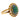 Vintage opal diamond 14k yellow gold cluster ring