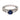 Vintage sapphire diamond 14k white gold ring Jack Weir & Sons