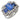 Art Deco GIA 5.50 carat Ceylon no heat sapphire diamond platinum cocktail ring Jack Weir & Sons