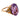 Retro 14.50 carat amethyst 18k yellow and white gold cocktail ring Jack Weir & Sons