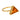 Contemporary 2.10 carat fire opal 18k yellow gold bezel ring Hubert Harmon