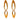 Vintage pearl matte 18k yellow gold drop earrings Jack Weir & Sons