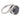 Vintage 5.80 carat black diamond 14k white gold ring Jack Weir & Sons