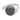 Vintage 5.80 carat black diamond 14k white gold ring Jack Weir & Sons