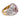 Vintage 4.15 carat morganite 14k white and yellow gold cocktail ring Jack Weir & Sons
