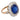 French GIA 6.44 carat no heat sapphire diamond 18k cluster ring Jack Weir & Sons