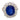 French GIA 6.44 carat no heat sapphire diamond 18k cluster ring Jack Weir & Sons