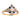 Belle Époque French pearl sapphire diamond 18k yellow gold ring Jack Weir & Sons
