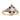 Belle Époque French pearl sapphire diamond 18k yellow gold ring Jack Weir & Sons
