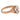 Victorian GIA 1.56 carat old mine cut diamond 10k rose gold engagement ring Jack Weir & Sons