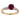 French GIA 1.18 carat no heat ruby diamond 18k yellow gold ring Jack Weir & Sons