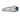 Art Deco sapphire diamond platinum engagement ring Jack Weir & Sons