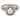GIA 1.20 carat princess cut diamond 18k white gold engagement ring Jack Weir & Sons