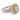Contemporary white and fancy yellow diamond 14k white gold halo ring Jack Weir & Sons