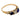 Victorian diamond sapphire 14k yellow gold 3 stone ring Jack Weir & Sons