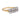 Vintage diamond 14k yellow and white gold two row ring Jack Weir & Sons