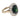 GIA 6.37 carat no heat green-blue sapphire diamond 18k white gold cluster ring Jack Weir & Sons