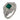 Art Deco style GIA 1.15 carat emerald diamond platinum ring Jack Weir & Sons