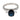 Vintage 1.80 carat sapphire diamond 18k white gold ring Jack Weir & Sons