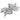 Art Deco diamond platinum double clip brooch Jack Weir & Sons