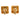 Vintage Chopard diamond 18k yellow gold square "happy" clip-on earrings Chopard