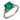 Art Deco GIA 2.80 carat Colombian emerald diamond platinum ring Jack Weir & Sons