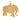 Cartier 18k yellow gold elephant charm pendant Cartier