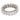 Vintage 7.40 carat total weight diamond 14k white gold eternity band Jack Weir & Sons