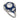 Art Deco style 1.27 carat diamond sapphire platinum ring Jack Weir & Sons