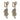 6 carat yellow and white diamond chandelier earrings Jack Weir & Sons