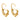 Victorian French diamond 18k yellow gold hoop earrings Jack Weir & Sons