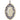 Edwardian mother of pearl sapphire diamond platinum Saint pendant Jack Weir & Sons