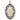 Edwardian mother of pearl sapphire diamond platinum Saint pendant Jack Weir & Sons