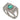 Art Deco emerald diamond platinum ring Jack Weir & Sons