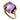 Retro 6.90 carat amethyst diamond 18k yellow gold cocktail ring Jack Weir & Sons