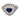 Art Deco style 1.14 carat heart sapphire diamond platinum bombe ring Jack Weir & Sons