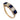 Edwardian sapphire diamond 18k yellow gold five stone ring Jack Weir & Sons