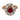 Victorian ruby diamond 18k yellow gold cluster ring Jack Weir & Sons