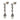 Edwardian pearl diamond platinum drop earrings Jack Weir & Sons