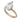 GIA 3.00 carat pear shape diamond 14k white gold solitaire engagement ring Jack Weir & Sons