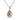 French GIA 3.06 carat fancy color diamond platinum and 18k white gold necklace Jack Weir & Sons