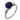 Vintage Mellerio 1.70 carat amethyst platinum cocktail ring Mellerio