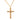 Cartier French 18k tricolor gold cross necklace Cartier