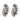 Boucheron Mid Century 4.50 carat platinum diamond earrings Boucheron