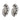 Boucheron Mid Century 4.50 carat platinum diamond earrings Boucheron
