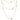 Vintage bezel set amethyst 14k yellow gold necklace Jack Weir & Sons