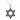 Vintage sapphire 14k yellow gold star of David necklace Jack Weir & Sons