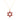 Vintage ruby 14k yellow gold star of David necklace Jack Weir & Sons