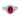 Vintage rubellite diamond platinum ring Jack Weir & Sons
