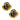 Marlene Stowe diamond onyx 18k yellow gold earrings Marlene Stowe